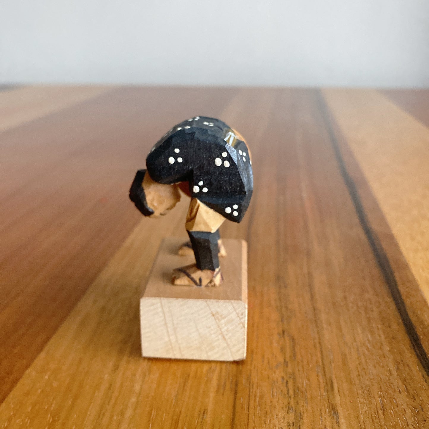 La vue entre les jambes