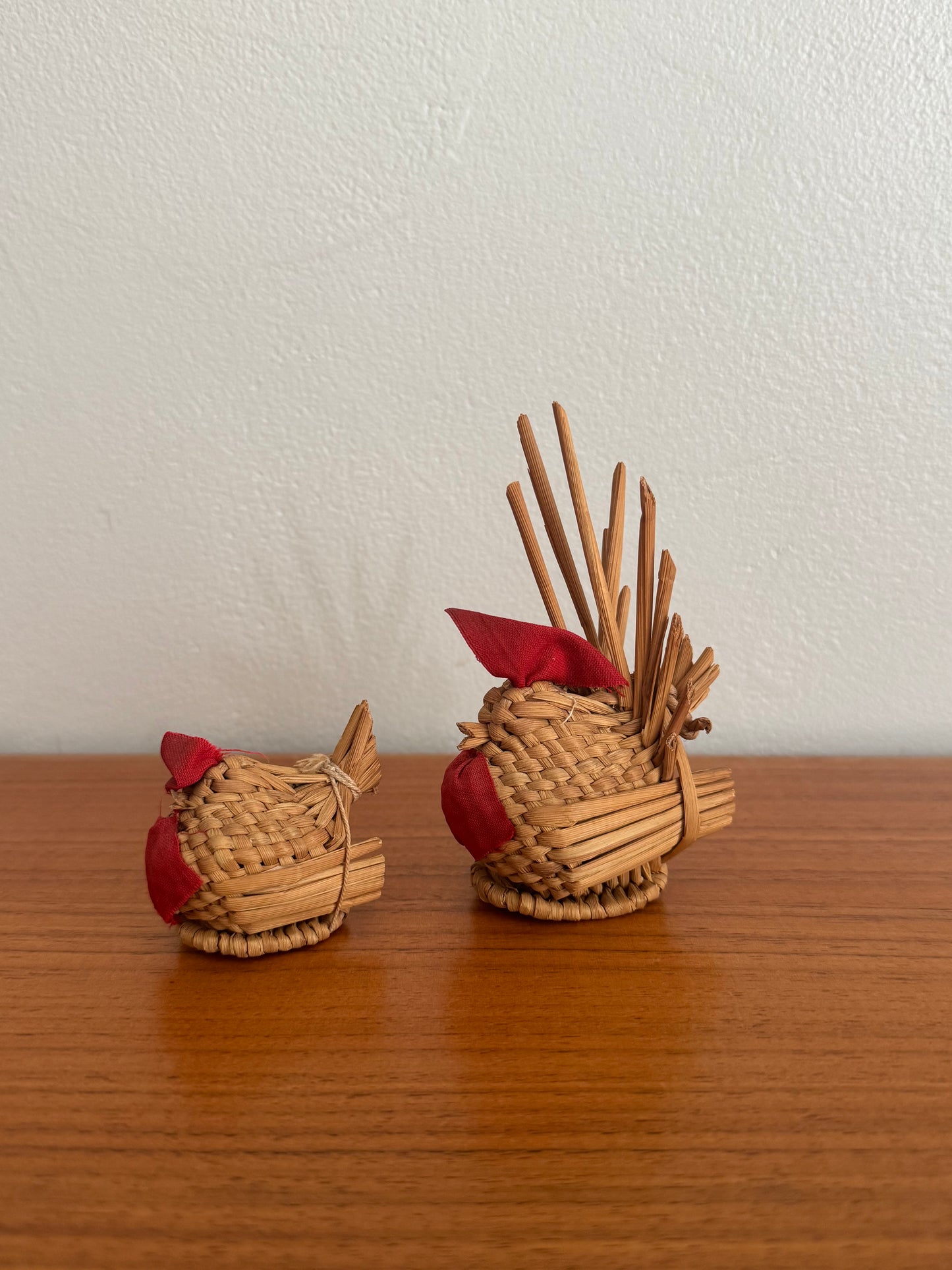 UNE POULET ET SON POUSSIN