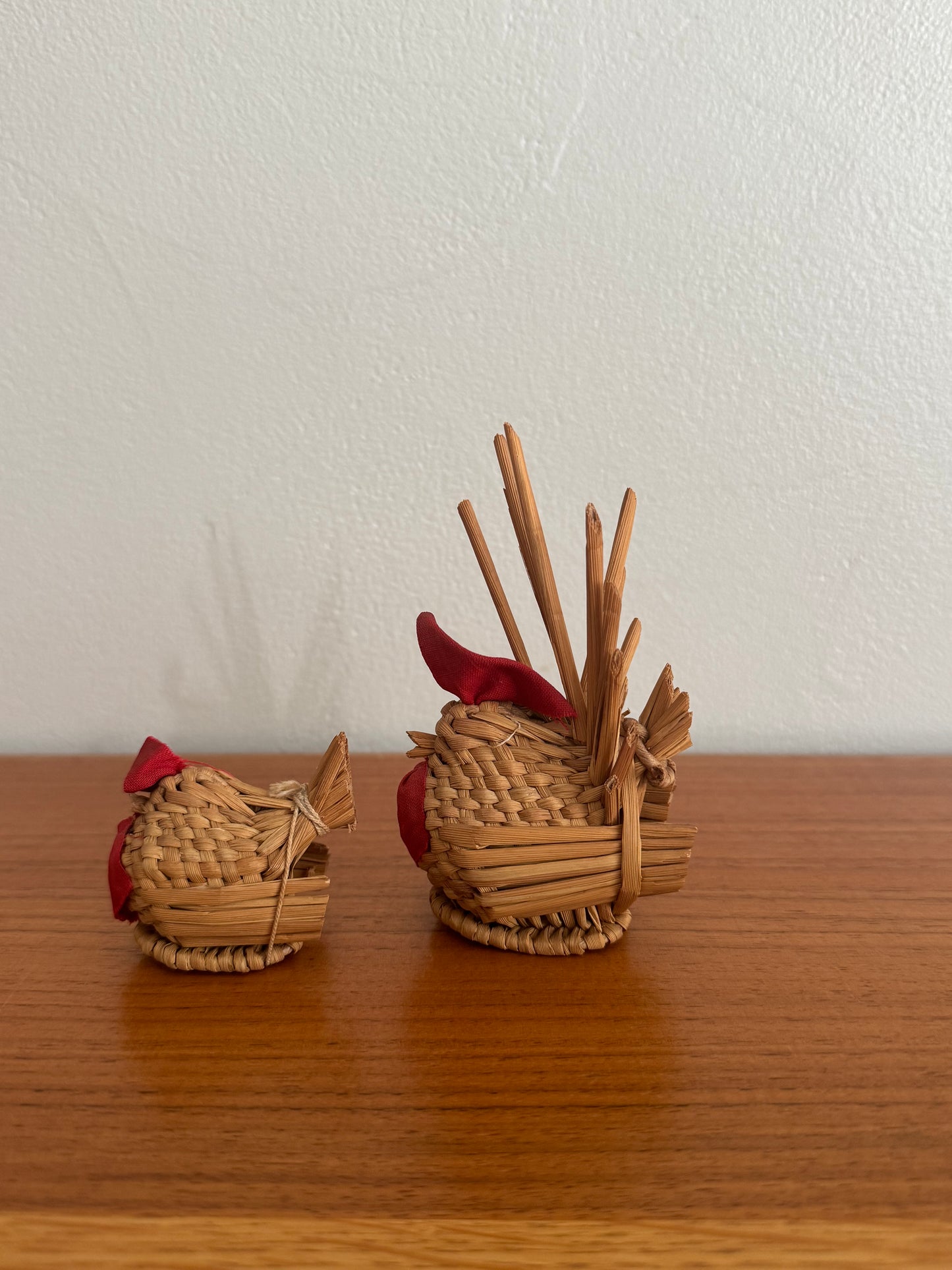 UNE POULET ET SON POUSSIN